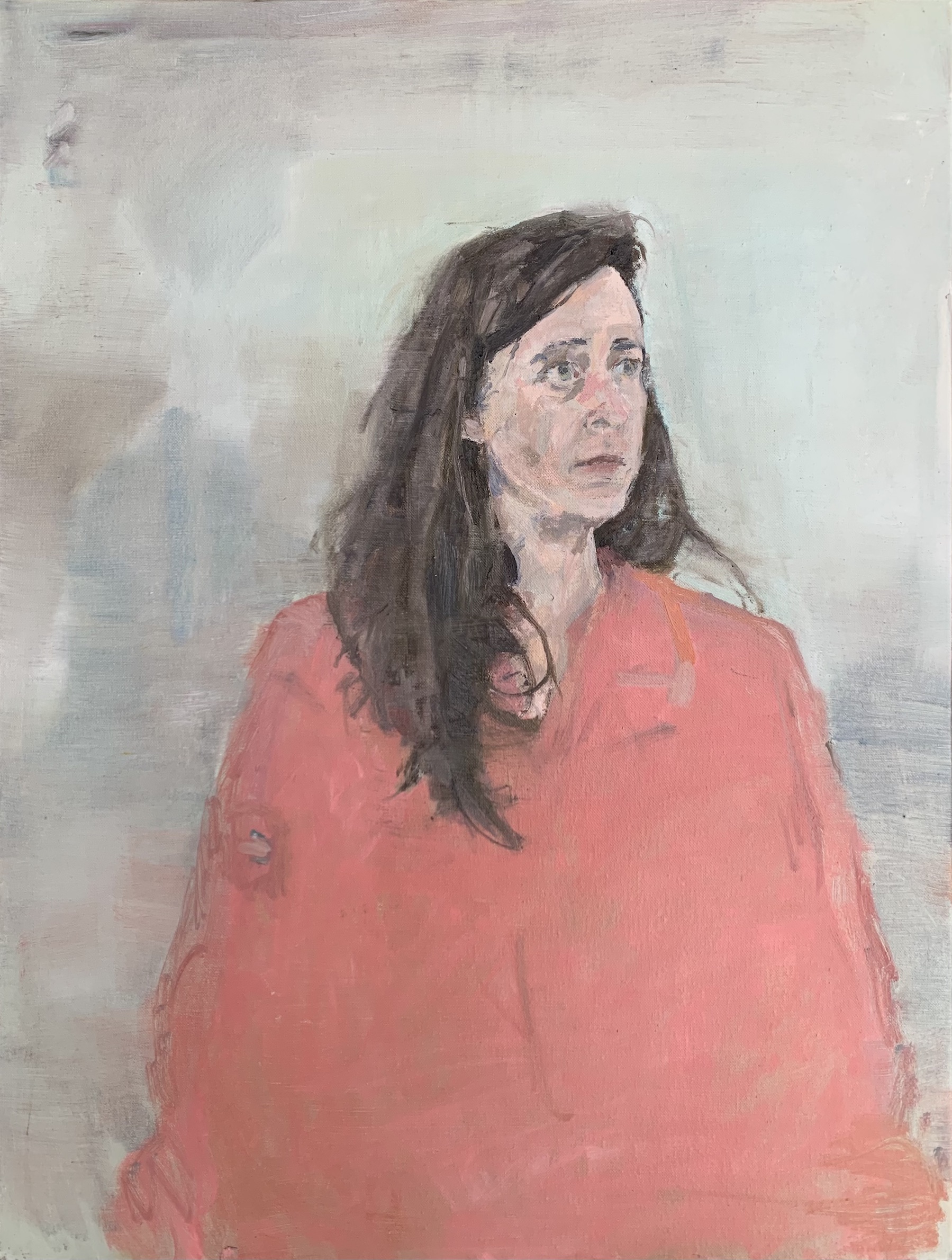 A.L., Oil on Canvas, 71x54cm. 2025